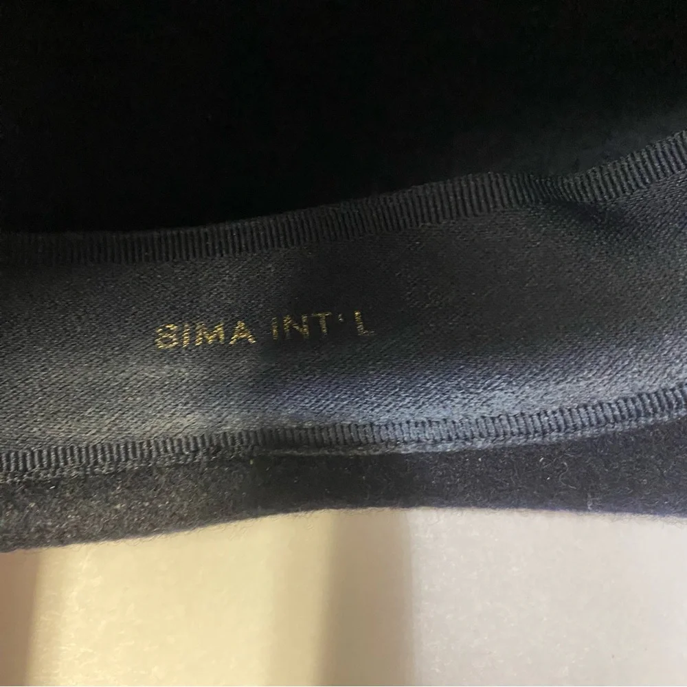 Sima Intl Unisex Newsboy Cap Hat Ascot Medium 100% Woolfelt Czech Republic